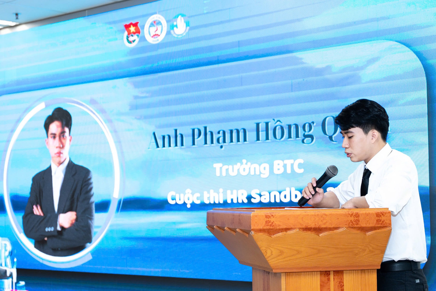 Hồng Quân phát biểu tại Lễ Phát động cuộc thi HS05.