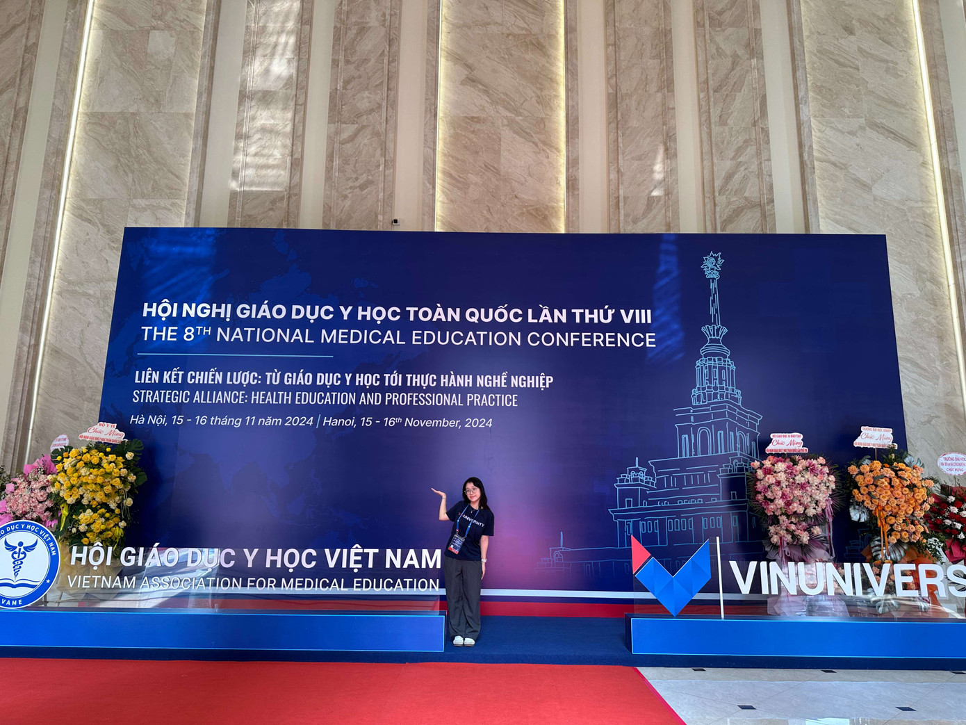 Châu Anh tại Hội nghị Giáo dục Y học Toàn quốc lần thứ VIII. Châu Anh tại Hội nghị Giáo dục Y học Toàn quốc lần thứ VIII.