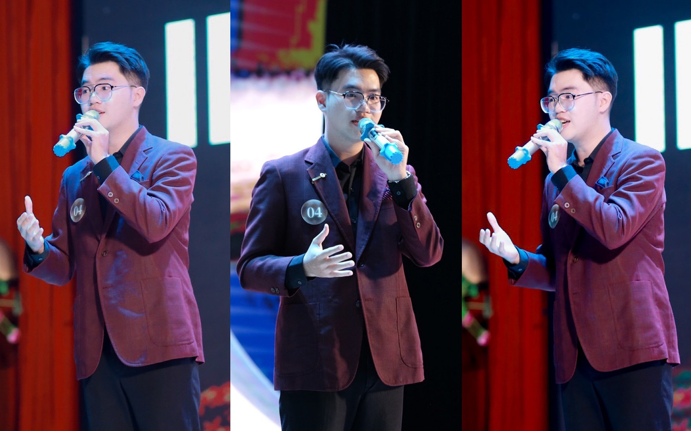 Minh Vũ tâm niệm: “Cuộc đời không phải là một câu đơn, mà là nhiều câu phức được ghép lại với nhau một cách liên tục. Và bạn chính là người cầm bút, quyết định khi nào dừng lại và khi nào tiếp tục”. Minh Vũ tâm niệm: “Cuộc đời không phải là một câu đơn, mà là nhiều câu phức được ghép lại với nhau một cách liên tục. Và bạn chính là người cầm bút, quyết định khi nào dừng lại và khi nào tiếp tục”.