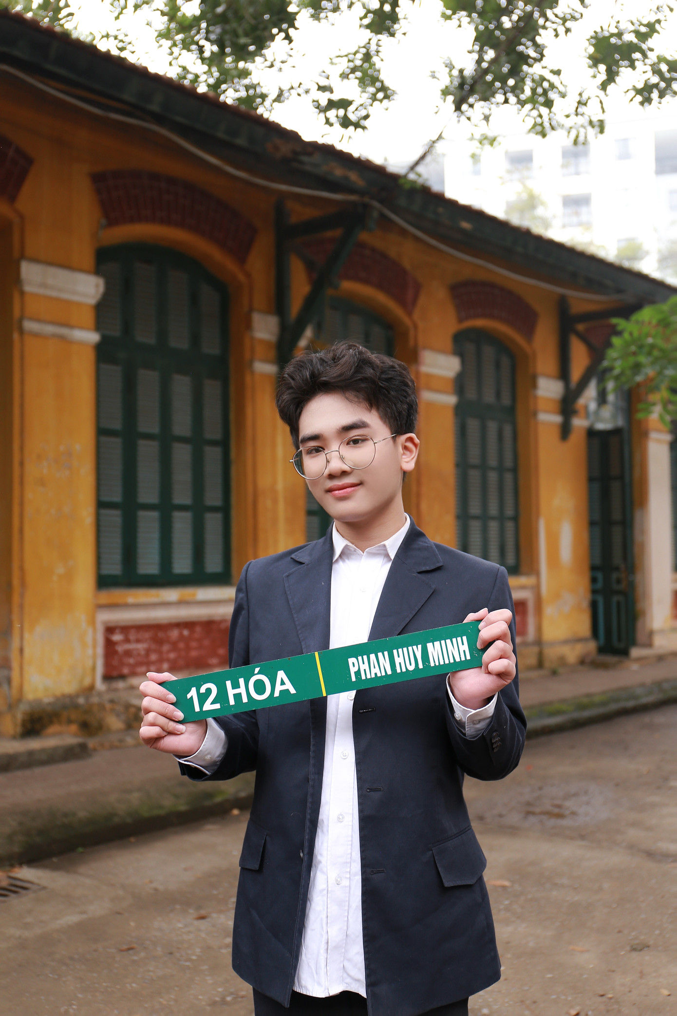 Kỳ Anh thời còn là học sinh Trường THPT chuyên Chu Văn An.