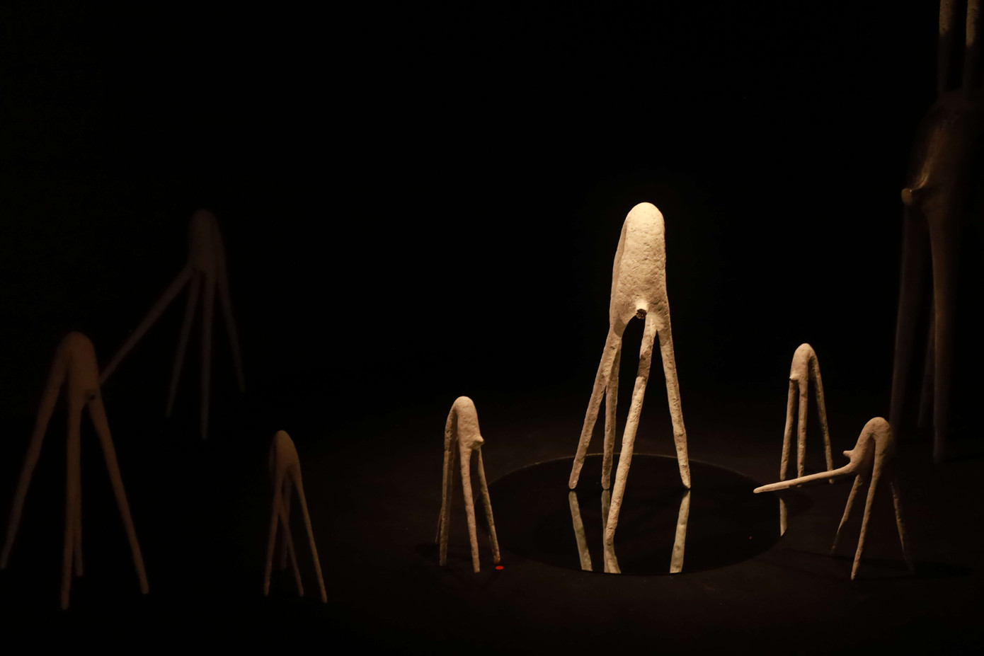 Tác phẩm độc đáo mang tên “Không phải múa” của nghệ sĩ Lê Quý Đức.