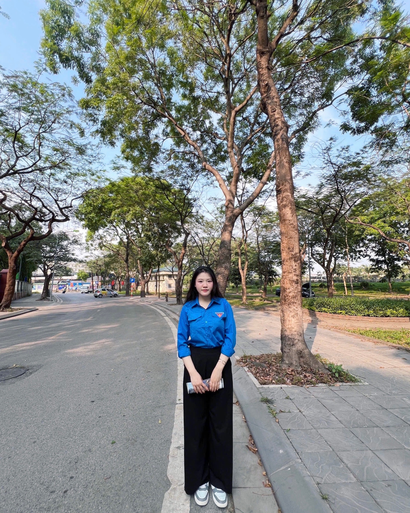 Mai Thùy Linh là sinh viên năm 3 song ngành Kế toán, Luật Kinh tế Trường Đại học Lao động – Xã hội.