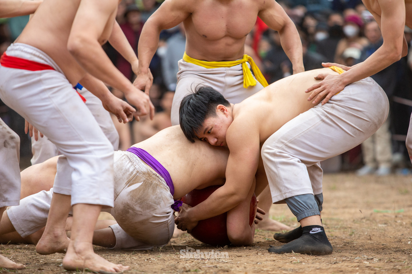Những màn tranh đấu quyết liệt, mãn nhãn, bừng sức trẻ tại Lễ hội vật cầu làng Thuý Lĩnh (Lễ hội vật cầu truyền thống phường Lĩnh Nam) năm 2025.