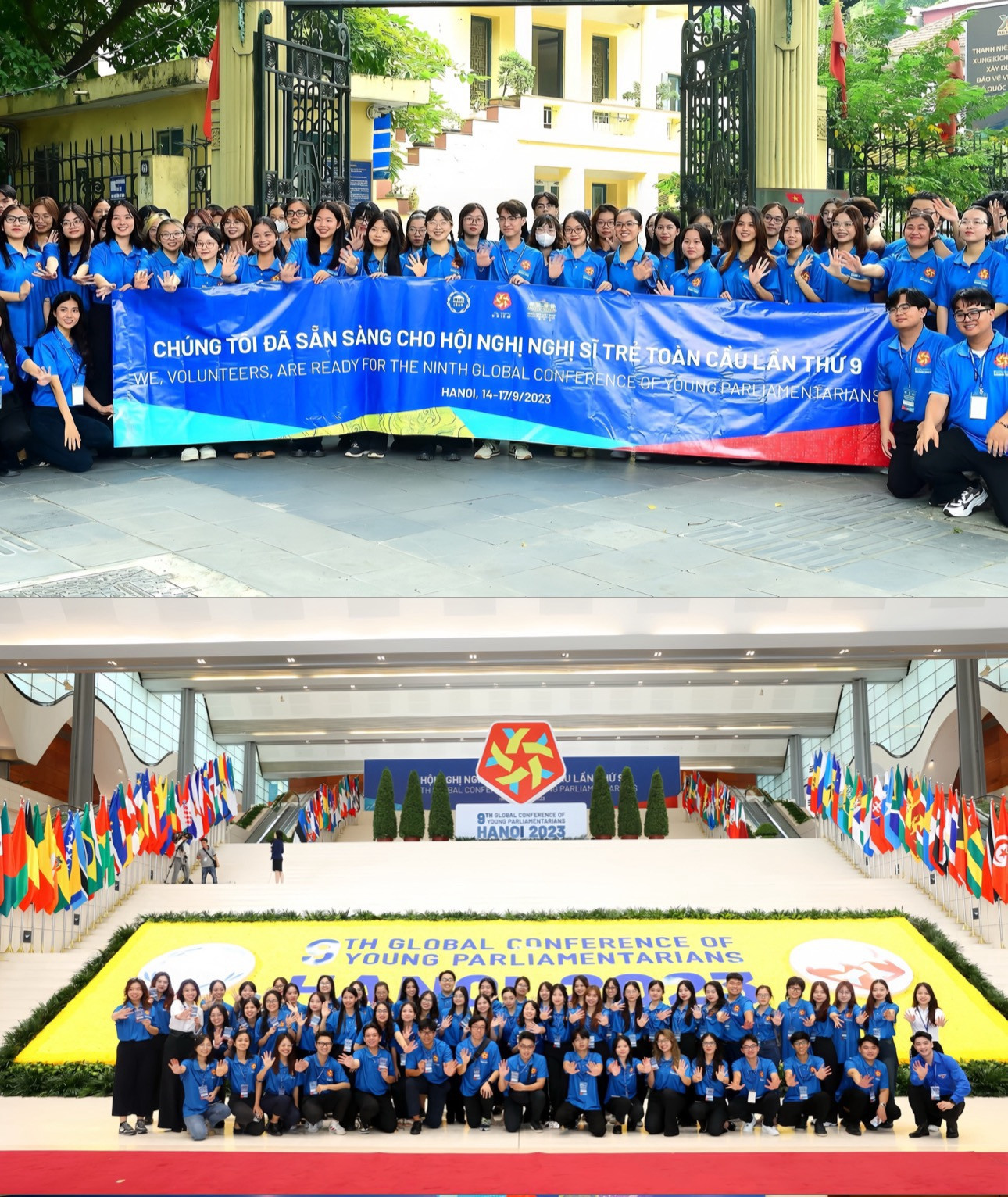 Trang Nhung với vai trò tình nguyện viên của Hội nghị Nghị sĩ trẻ toàn cầu lần thứ 9 do Quốc hội Việt Nam đăng cai tổ chức từ ngày 14-17/9/2023 tại Hà Nội. Trang Nhung với vai trò tình nguyện viên của Hội nghị Nghị sĩ trẻ toàn cầu lần thứ 9 do Quốc hội Việt Nam đăng cai tổ chức từ ngày 14-17/9/2023 tại Hà Nội.