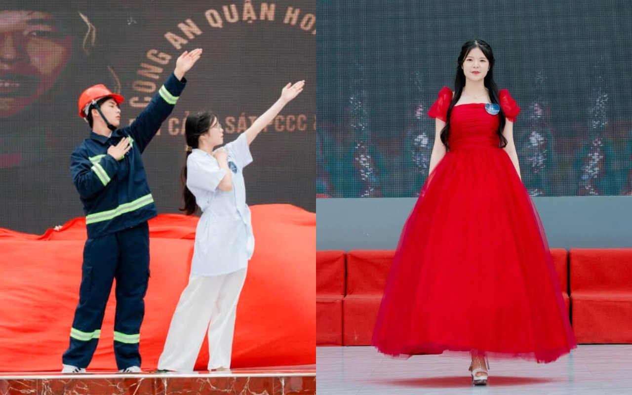 Huyền Thương tại cuộc thi The Face TPC hồi tháng 3/2024. Huyền Thương tại cuộc thi The Face TPC hồi tháng 3/2024.