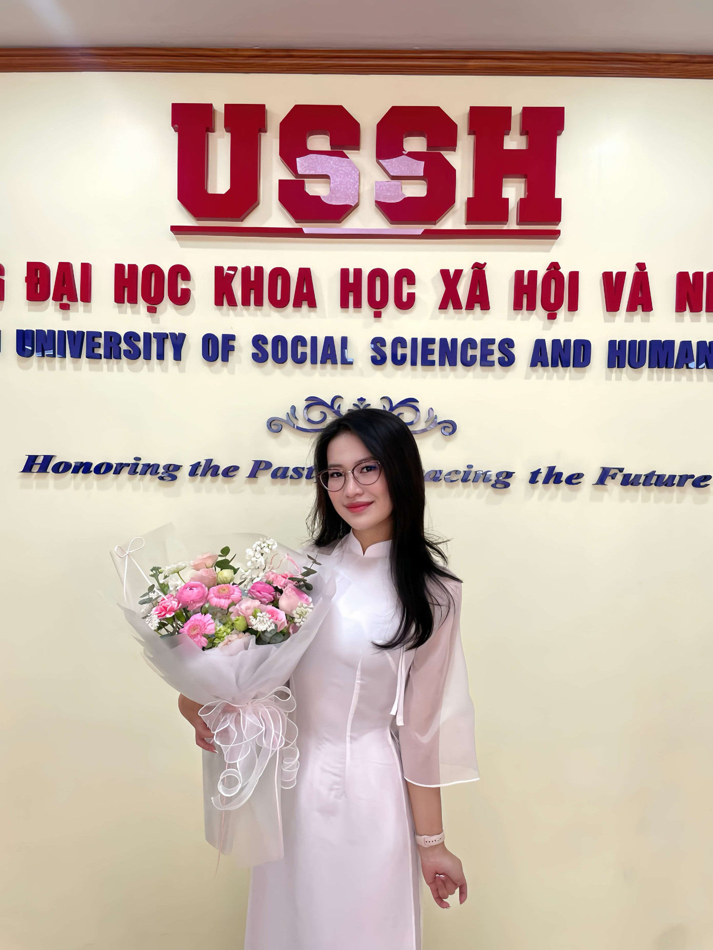 Nguyễn Phương Anh, sinh viên ngành Báo Chí,Trường Đại học Khoa học Xã hội & Nhân văn.