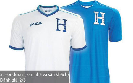 Những bộ trang phục thi đấu xấu nhất tại World Cup 2014 ảnh 5