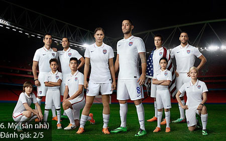 Những bộ trang phục thi đấu xấu nhất tại World Cup 2014 ảnh 6