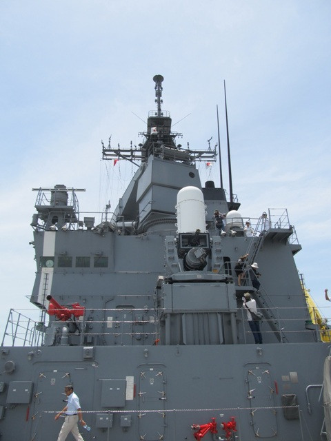 Chùm ảnh tàu Kunisaki tại cảng Tiên Sa ảnh 13