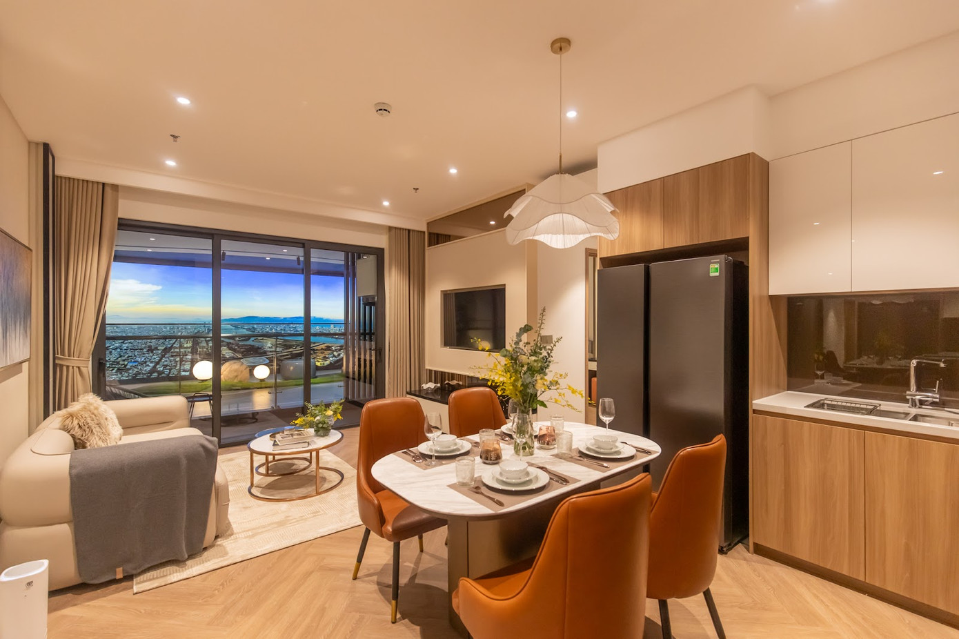 Căn hộ mẫu dự án Masteri Rivera Danang được hoàn thiện tỉ mỉ theo tiêu chuẩn bộ sưu tập phong cách sống Masteri (Masteri Collection)