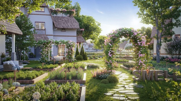 Khu vườn thảo dược cung cấp tinh dầu tự nhiên nâng cao sức khỏe