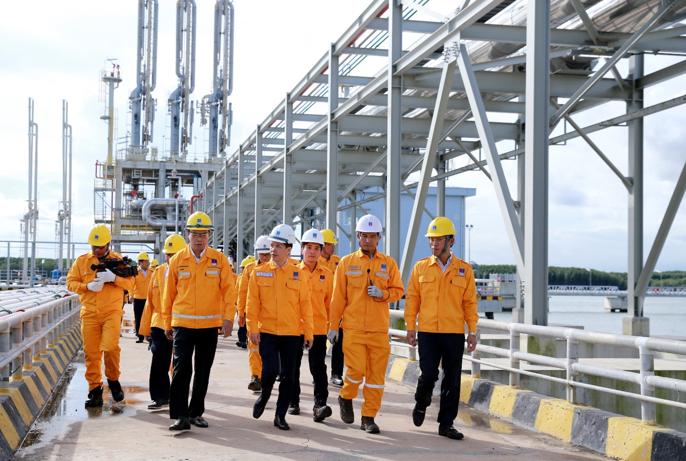 Lãnh đạo PV GAS thăm và kiểm tra tại Kho cảng Thị Vải