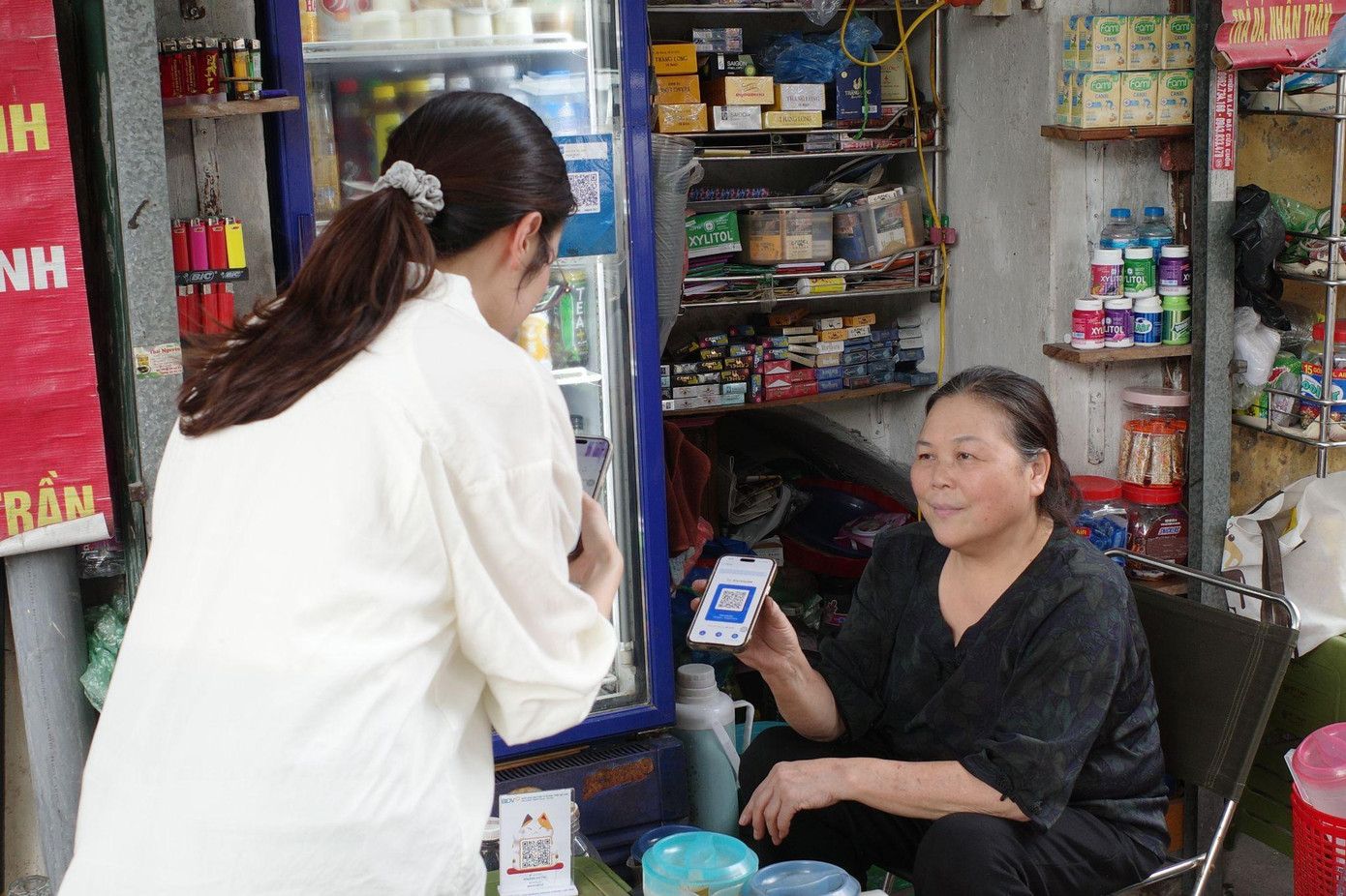 Knote tích hợp tính năng loa báo kết quả ngay khi khách hàng chuyển khoản qua QRCode.