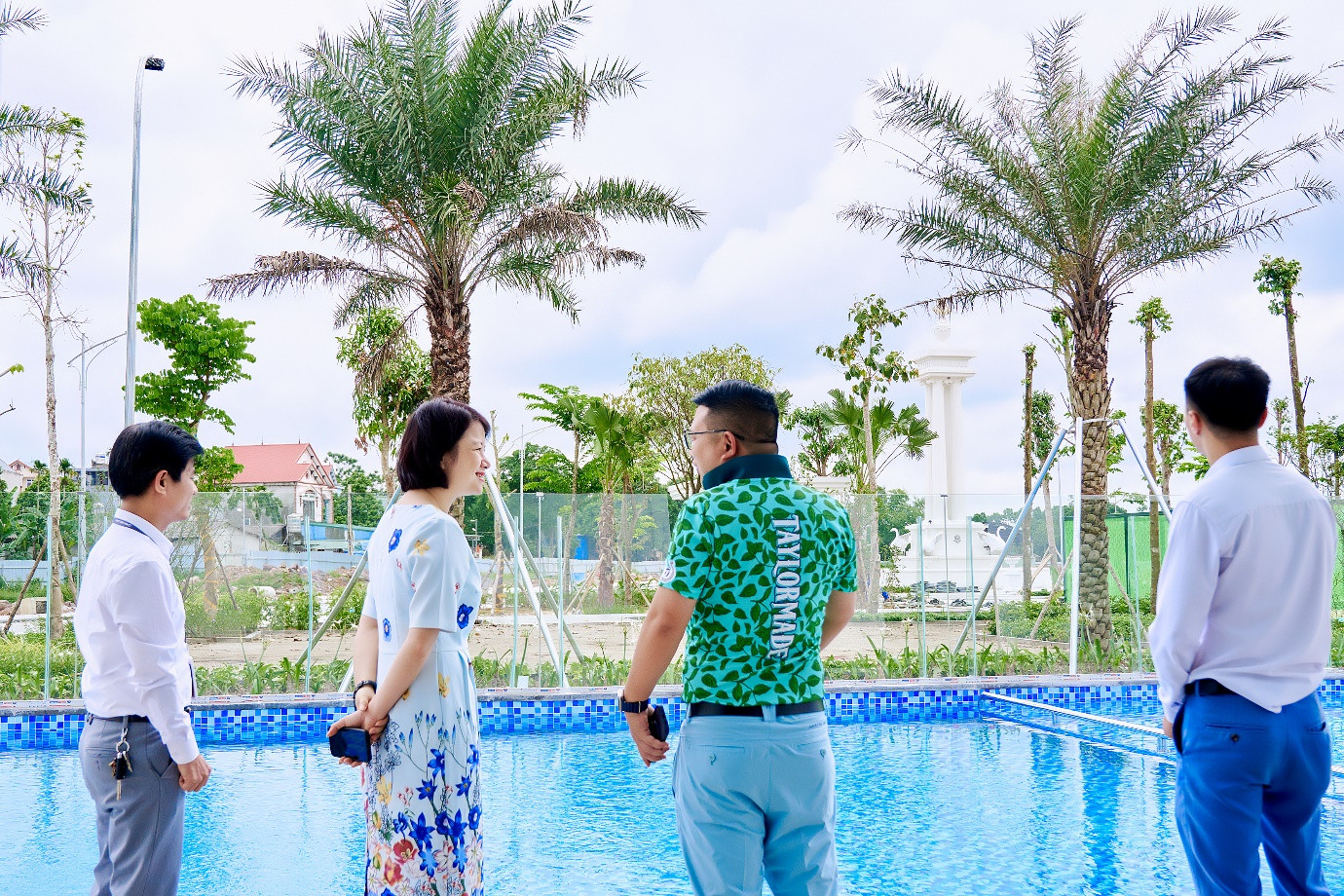 Ông Jack Lu hài lòng về cảnh quan tiện ích của City Rise