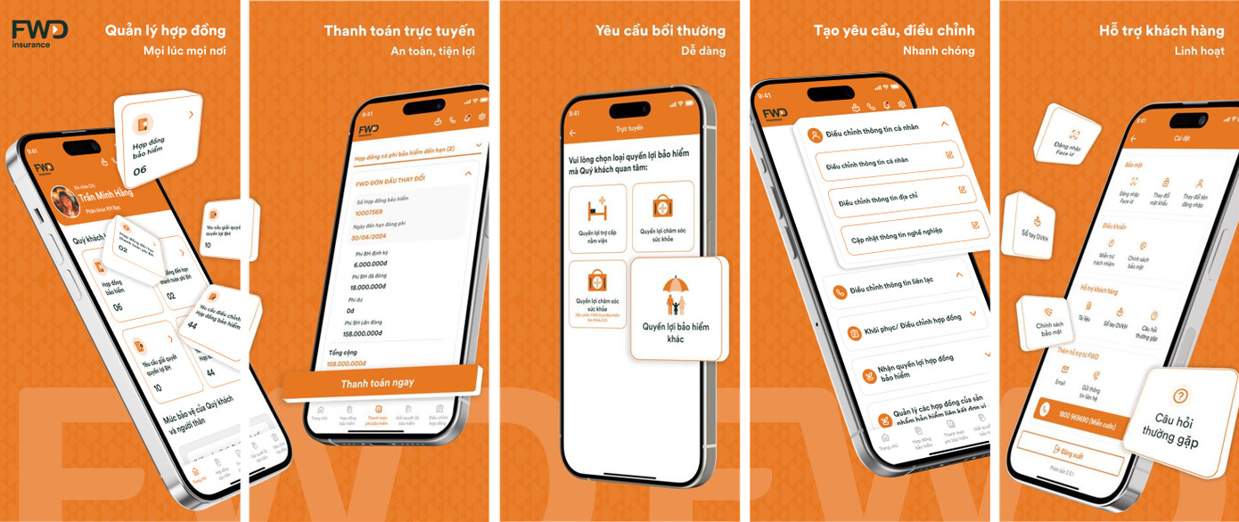 Mỗi thao tác trên ứng dụng đều được thiết kế để giảm thiểu rào cản, nâng cao sự chủ động cho khách hàng. Mỗi thao tác trên ứng dụng đều được thiết kế để giảm thiểu rào cản, nâng cao sự chủ động cho khách hàng.