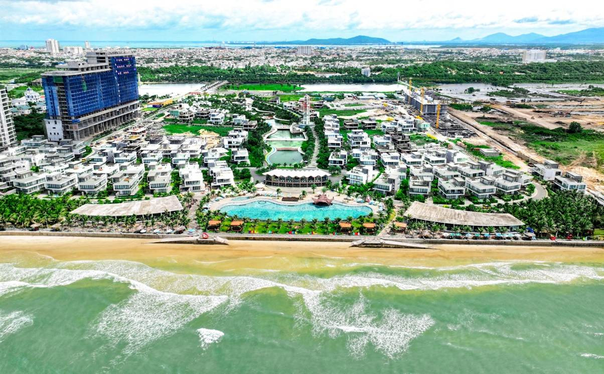 The Maris Vũng Tàu đẩy mạnh thi công cùng lúc 3 tòa tháp và khu biệt thự (Nguồn ảnh: TDG Group)