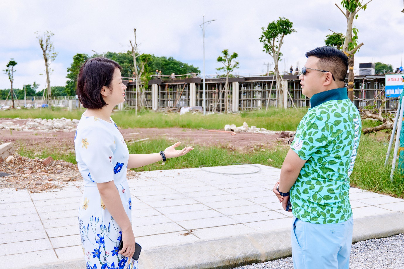 Ông Jack Lu đến tham quan dự án City Rise