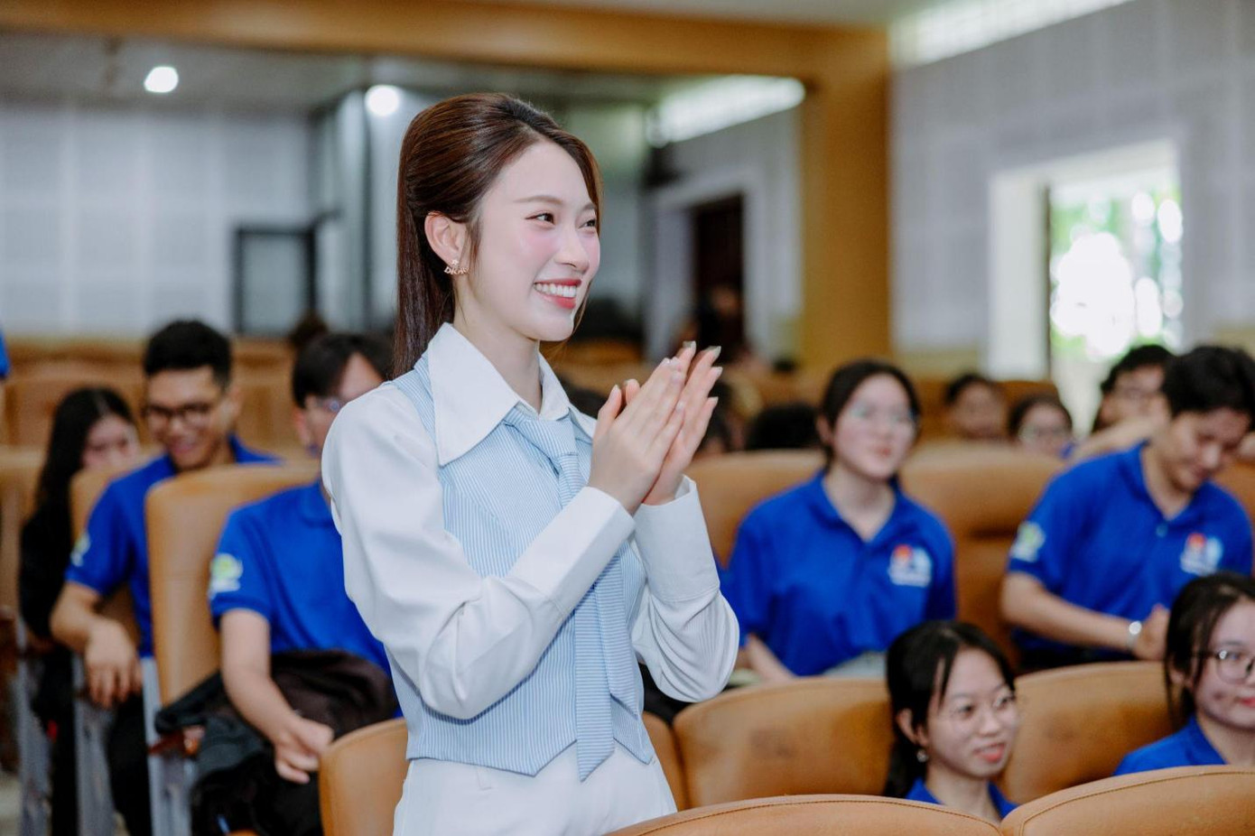 MC Khánh Vy góp mặt tại sự kiện.