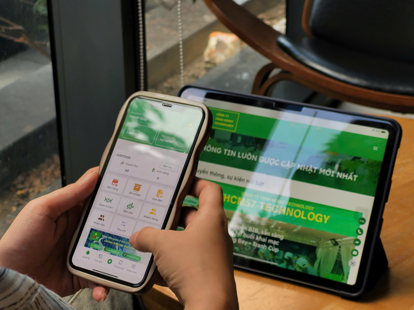 PosH57 hỗ trợ tối ưu hóa tốc độ xử lý và hiển thị giao diện mượt mà trên mọi thiết bị, từ máy POS chuyên dụng, điện thoại thông minh đến máy tính bảng.