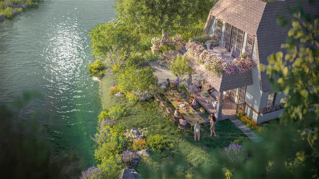 Đảo Châu Âu gồm 4 cụm đảo lấy cảm hứng từ 4 loài hoa