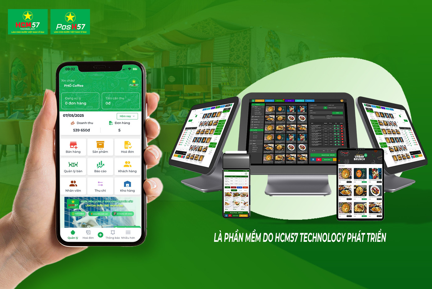 PosH57 được xây dựng như một nền tảng quản lý toàn diện, hướng đến nhóm doanh nghiệp vừa và nhỏ còn hạn chế ngân sách và thiếu kinh nghiệm số hóa.