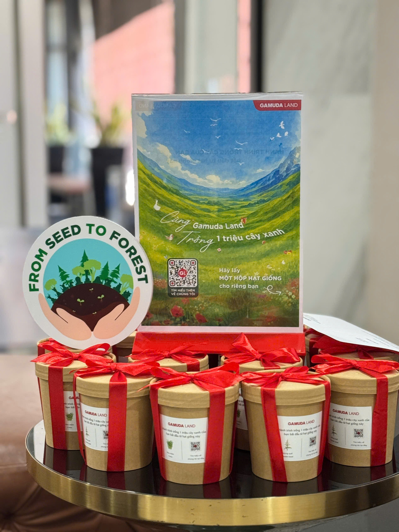 Các “túi mù hạt giống” được gửi tặng cho nhân viên, đối tác Các “túi mù hạt giống” được gửi tặng cho nhân viên, đối tác