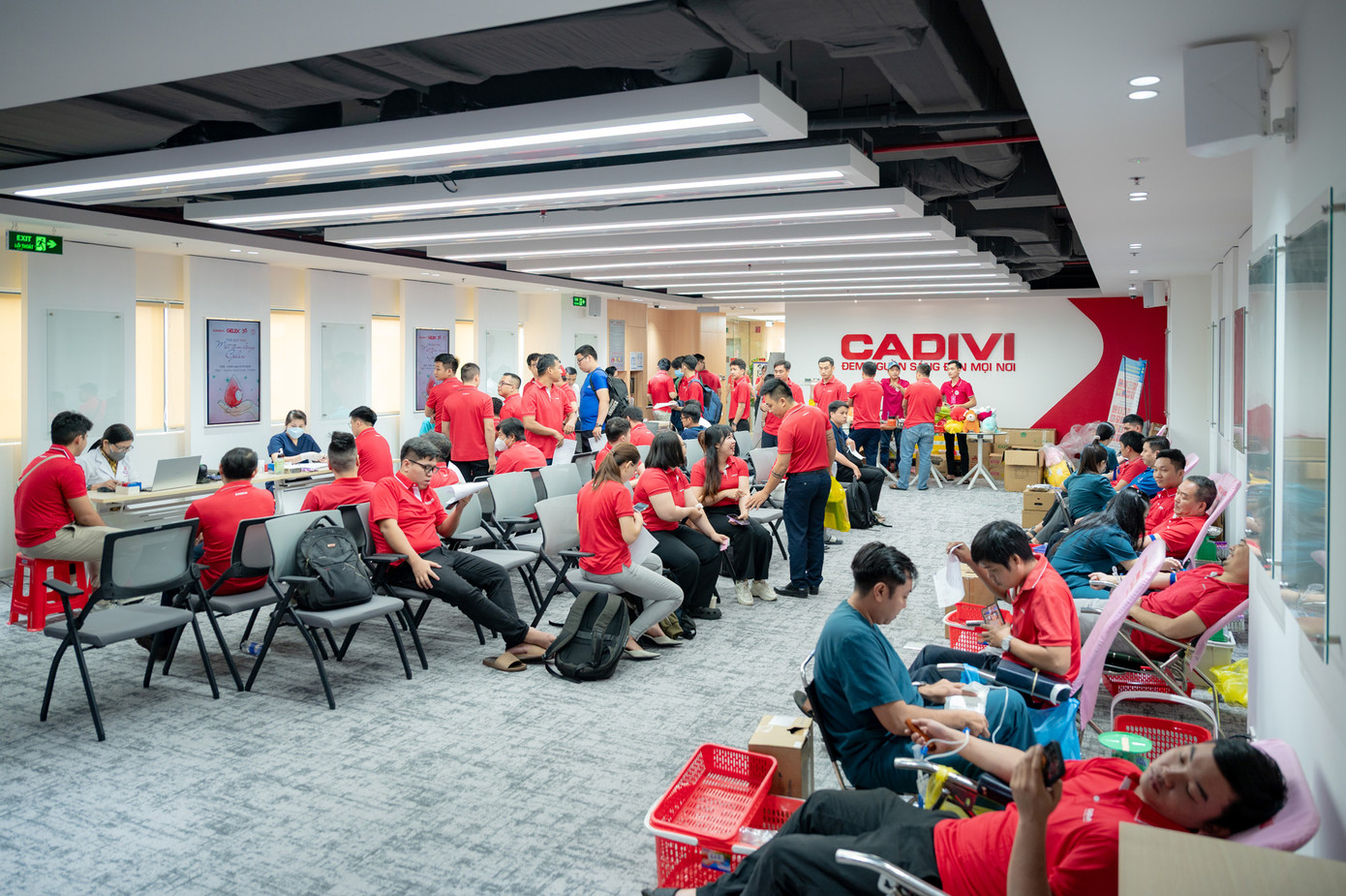 Ngày 1/7, “Một giọt máu - Một tấm lòng GELEX” được tổ chức tại tòa nhà CADIVI Tower - TP HCM