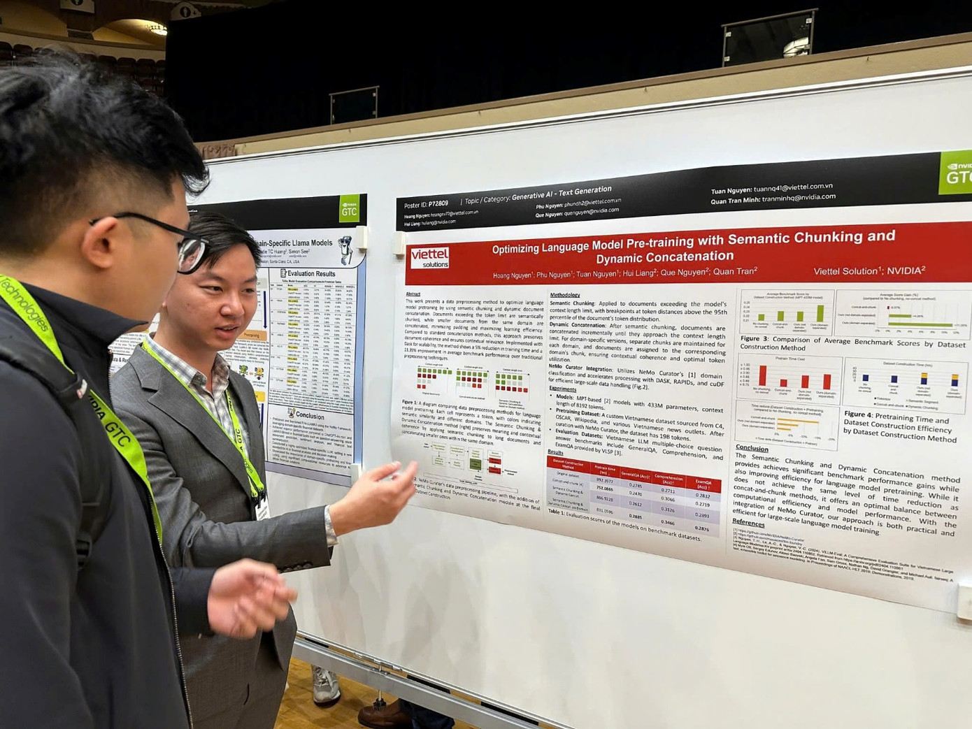 Bài nghiên cứu về Generative AI (GenAI) của Viettel Solutions được trưng bày tại NVIDIA GTC 2025 Bài nghiên cứu về Generative AI (GenAI) của Viettel Solutions được trưng bày tại NVIDIA GTC 2025