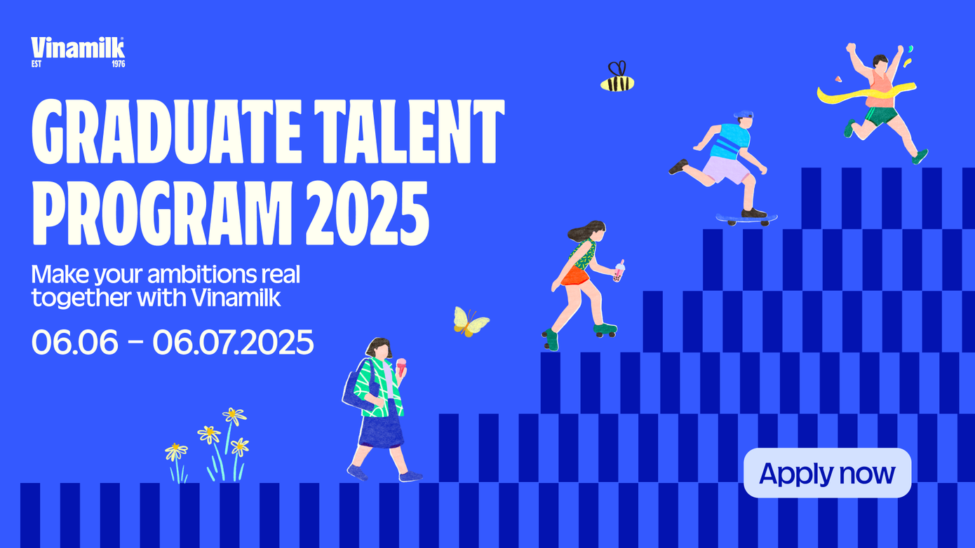 Thông tin tuyển dụng Vinamilk Graduate Talent Program trên fanpage của doanh nghiệp được nhiều bạn trẻ quan tâm Thông tin tuyển dụng Vinamilk Graduate Talent Program trên fanpage của doanh nghiệp được nhiều bạn trẻ quan tâm