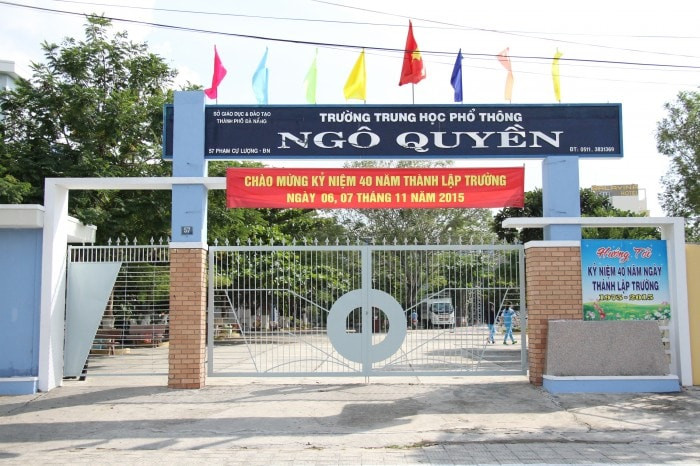 Trường THPT Ngô Quyền. Trường THPT Ngô Quyền.