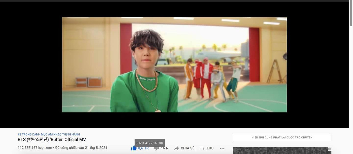 Ảnh: BTS Chart & Sale Ảnh: BTS Chart & Sale