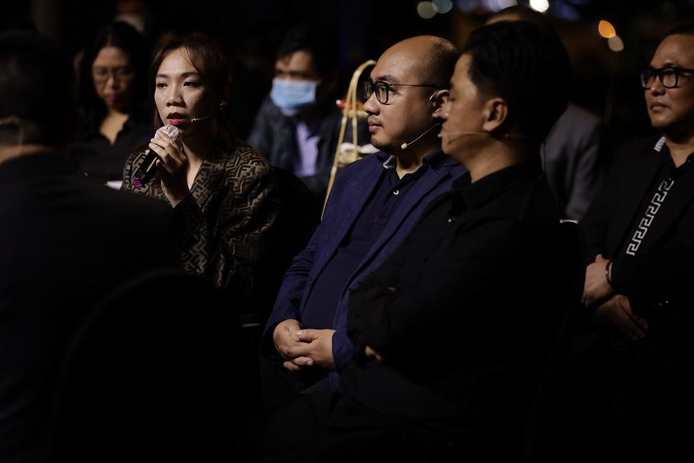 Buổi trò chuyện trước thềm cuộc thi còn có sự tham gia chia sẻ của đạo diễn Luk Vân.