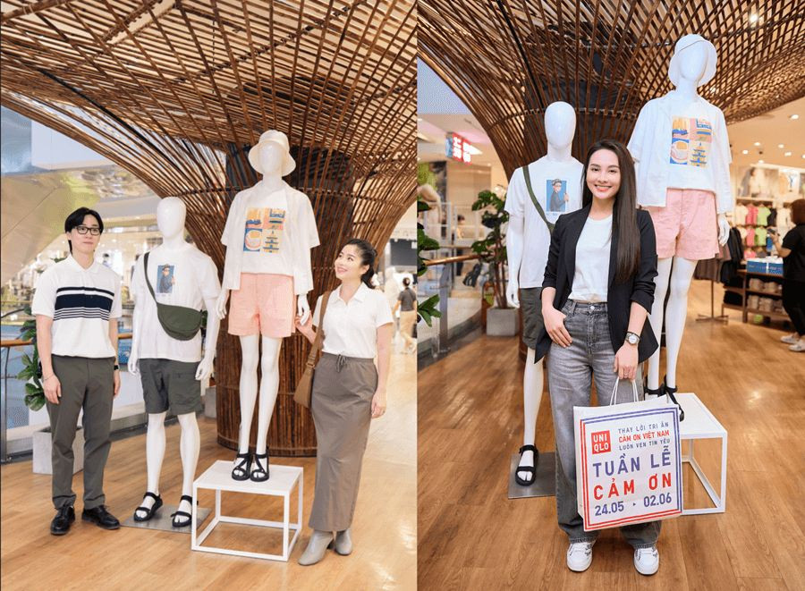 Không chỉ thu hút giới trẻ, các thiết kế từ BST UTme! mới còn “đốn tim” Gia Đình Nhà Đậu lẫn diễn viên Bảo Thanh.