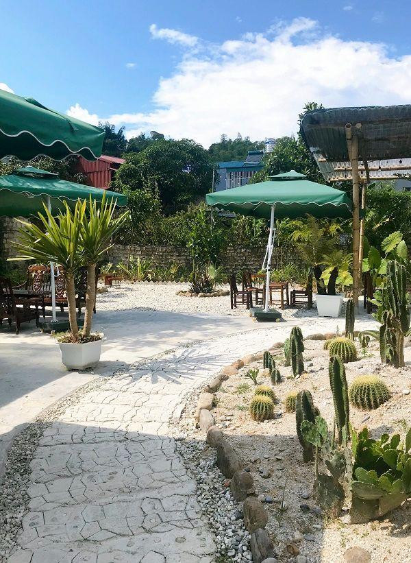 Một góc của không gian xanh ngát xanh.