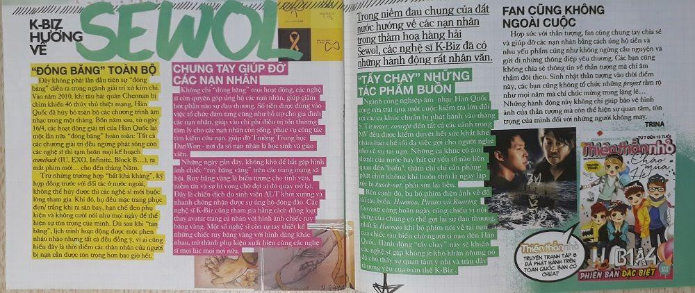 Bài báo đáng nhớ mà mình đến giờ vẫn lưu giữ. (Ảnh: Trina) Bài báo đáng nhớ mà mình đến giờ vẫn lưu giữ. (Ảnh: Trina)