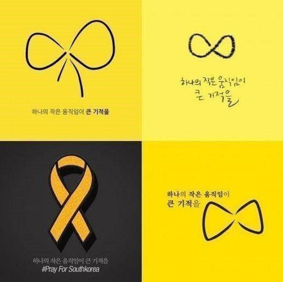 Ruy băng vàng là biểu tượng được dùng để tưởng nhớ các nạn nhân vụ chìm phà Sewol. Ruy băng vàng là biểu tượng được dùng để tưởng nhớ các nạn nhân vụ chìm phà Sewol.