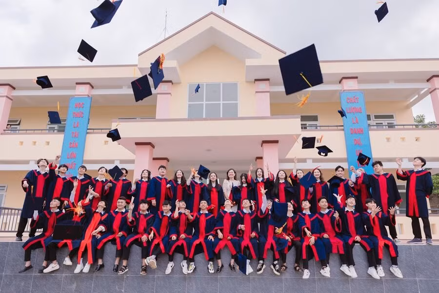 Khoảnh khắc đáng nhớ của tuổi học trò được Ngọc Huyền chia sẻ.