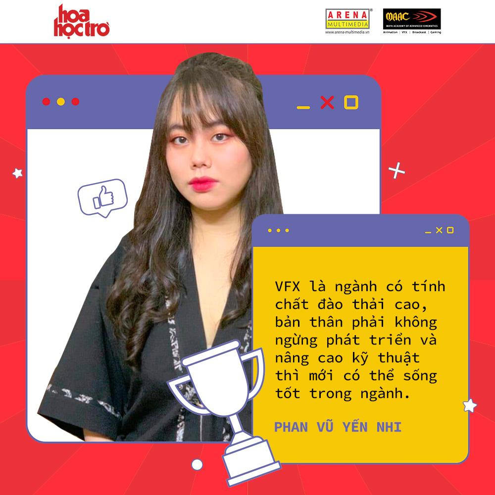 Dù gặp nhiều thử thách khi theo đuổi ngành nhưng Yến Nhi vẫn không hề từ bỏ giấc mơ. Dù gặp nhiều thử thách khi theo đuổi ngành nhưng Yến Nhi vẫn không hề từ bỏ giấc mơ.