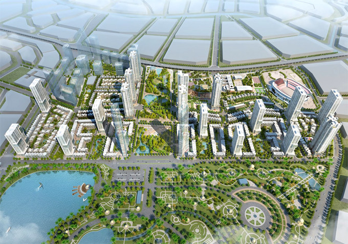 Mặc dù đã nhiều lần được gia hạn nhưng dự án Khu đô thị Nam đường vành đai 3 ở phường Đại Kim, quận Hoàng Mai (tên thương mại là dự án The Manor Central Park) mãi vẫn không hoàn thành. (Ảnh minh họa)