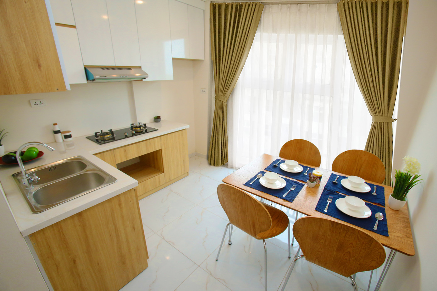 Hình ảnh không gian căn hộ tại dự án Nhà ở dành cho công nhân của Viglacera.