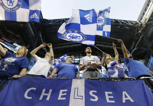 CĐV Chelsea trong trận đấu
