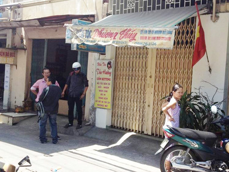 Tiệm uốn tóc nơi xảy ra trọng án