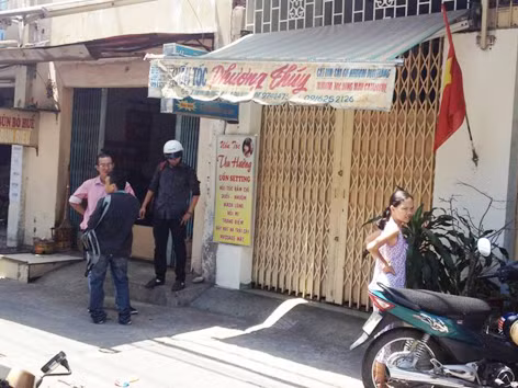 Tiệm uốn tóc nơi xảy ra trọng án