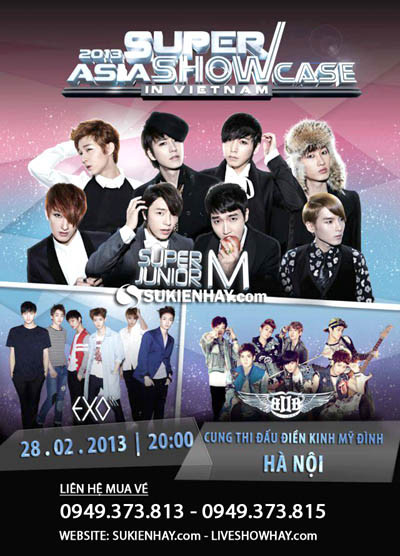 Quảng cáo bán vé của Asia Super Showcase trên một trang web. Quảng cáo bán vé của Asia Super Showcase trên một trang web