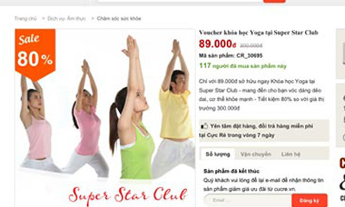 Những voucher tập yoga giá shock tràn lan trên mạng, tuy nhiên cần xem xét chất lượng dịch vụ này trước khi tập