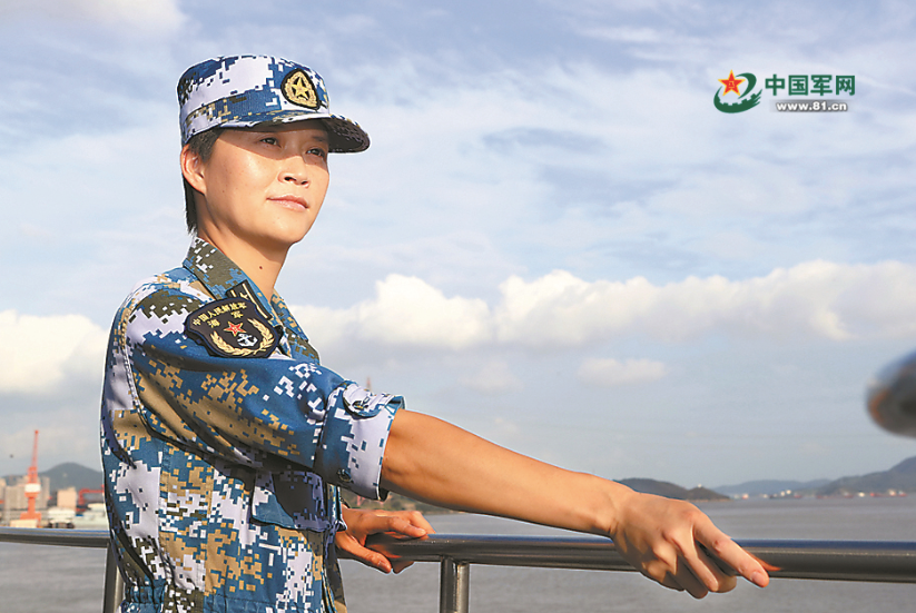 Nữ hạm trưởng Wei Huixiao vừa được Hải quân Trung Quốc bổ nhiệm. (Ảnh: Chinamil) Nữ hạm trưởng Wei Huixiao vừa được Hải quân Trung Quốc bổ nhiệm. (Ảnh: Chinamil)