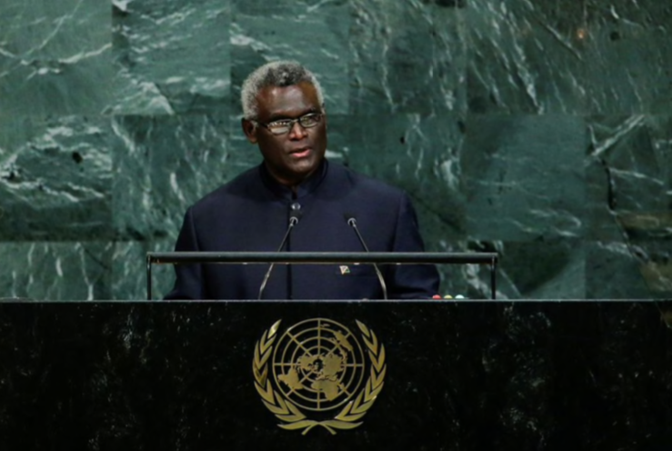 Thủ tướng quần đảo Solomon Manasseh Sogavare. (Ảnh: Reuters) Thủ tướng quần đảo Solomon Manasseh Sogavare. (Ảnh: Reuters)