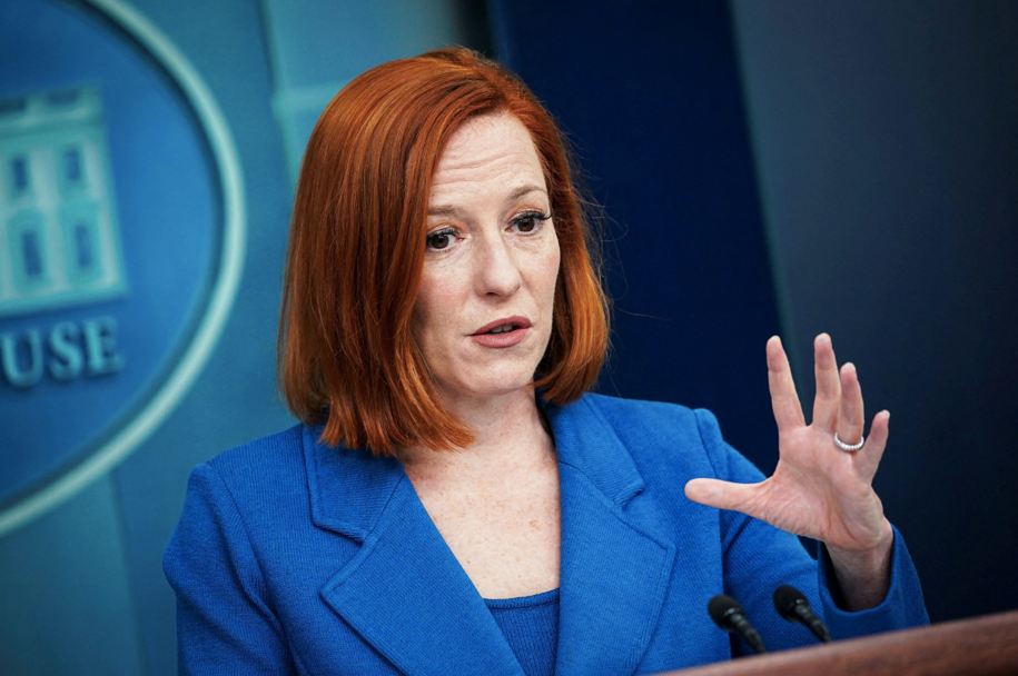 Thư ký báo chí Nhà Trắng Jen Psaki. (Ảnh: Reuters)