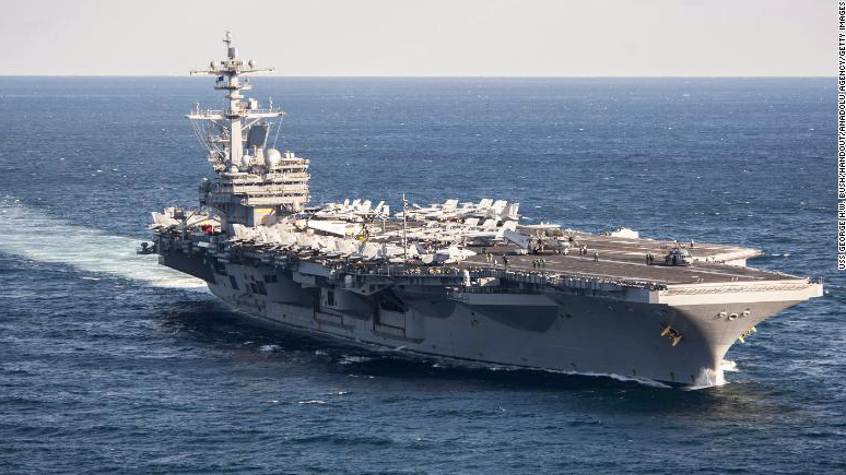 Tàu sân bay Mỹ USS George Washington. (Ảnh: US Navy)