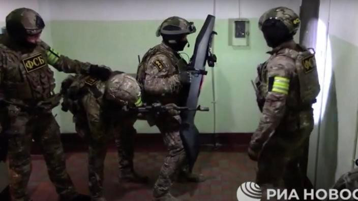 Cảnh hậu trường lực lượng đặc nhiệm Nga bắt giữ nhóm bị cho là khủng bố